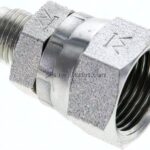 Reduziernippel UNF 9/16"-18(JIC-AG)-UNF 7/8"-14(JIC-IG)