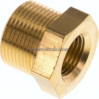 Reduziernippel M 24x1,5(AG)-M 16x1,5(IG), Messing