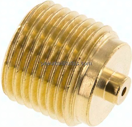 Manom.-Reduzierung G 1/2"(AG)-G 1/4"(IG). Messing, 19mm