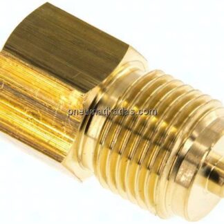 Manom.-Reduzierung G 1/2"(AG)-G 1/4"(IG). Messing, 38mm