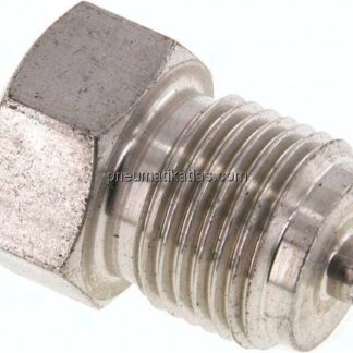 Manom.-Reduzierung G 1/2"(AG)-G 1/8"(IG). 1.4571, 32mm