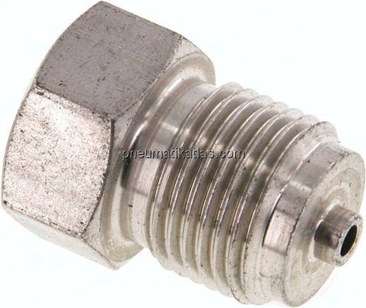 Manom.-Reduzierung G 1/2"(AG)-G 1/8"(IG). 1.4571, 32mm