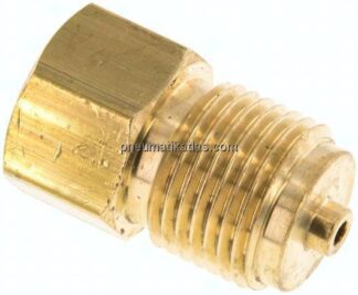 Manom.-Reduzierung G 1/2"(AG)-G 1/8"(IG). Messing, 35mm