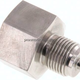 Manom.-Reduzierung G 1/2"(AG)-G 3/4"(IG). 1.4571, 45mm