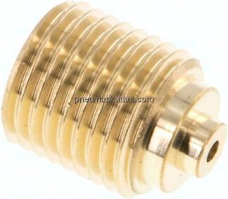 Manom.-Reduzierung G 1/4"(AG)-G 1/8"(IG). Messing, 15mm