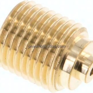 Manom.-Reduzierung G 1/4"(AG)-G 1/8"(IG). Messing, 15mm
