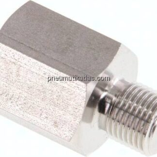 Manom.-Reduzierung G 1/8"(AG)-G 1/4"(IG). 1.4571, 25mm