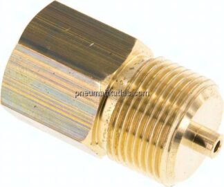 Manom.-Reduzierung G 3/4"(AG)-G 1/2"(IG). Messing, 45mm
