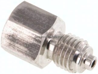 Manom.-Reduzierung M 12x1,5(AG)-G 1/4"(IG). 1.4571, 28mm