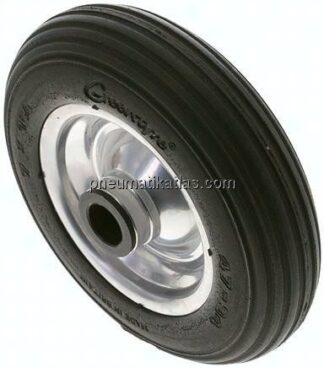 Rad, PU (pannensicher), Stahlblechfelge mit Rollenkorblager, 180mm