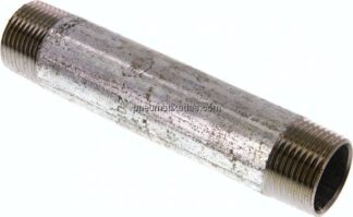 Rohrdoppelnippel R 1"-150mm, Stahlrohr ST 37 verzinkt