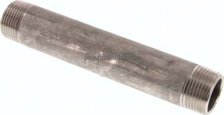 Rohrdoppelnippel R 1"-180mm, 1.4571