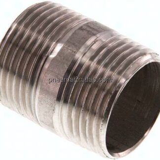 Rohrdoppelnippel R 1"-40mm, 1.4571