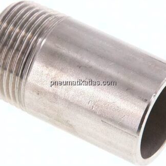 Anschweißnippel R 1"-60mm-33,7mm, 1.4571