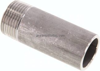 Anschweißnippel R 1"-80mm-33,7mm, 1.4571