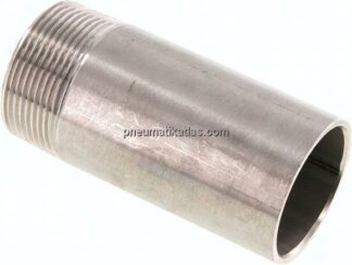 Anschweißnippel R 1-1/2"-100mm-48,3mm, 1.4571