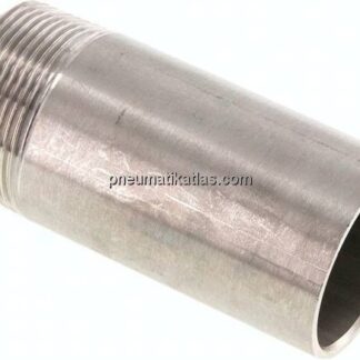 Anschweißnippel R 1-1/2"-100mm-48,3mm, 1.4571