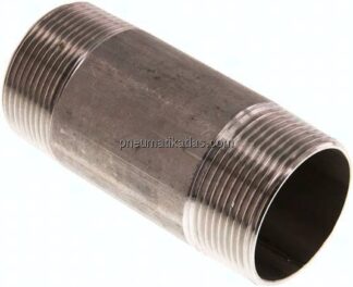 Rohrdoppelnippel R 1-1/2"-100mm, 1.4571