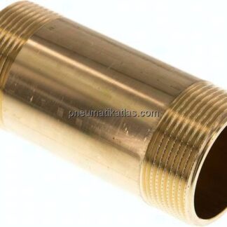 Rohrdoppelnippel G 1-1/2"-100mm, Messing