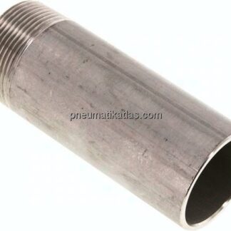 Anschweißnippel R 1-1/2"-120mm-48,3mm, 1.4571