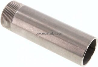 Anschweißnippel R 1-1/2"-150mm-48,3mm, 1.4571