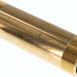 Rohrdoppelnippel G 1-1/2"-150mm, Messing