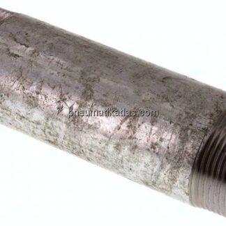 Rohrdoppelnippel R 1-1/2"-150mm, Stahlrohr ST 37 verzinkt