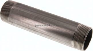 Rohrdoppelnippel R 1-1/2"-180mm, 1.4571