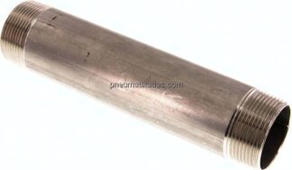 Rohrdoppelnippel R 1-1/2"-200mm, 1.4571
