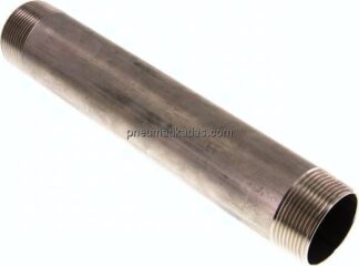 Rohrdoppelnippel R 1-1/2"-250mm, 1.4571