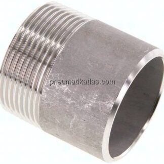 Anschweißnippel R 1-1/2"-50mm-48,3mm, 1.4571