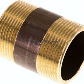 Rohrdoppelnippel G 1-1/2"-60mm, Messing