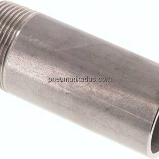 Anschweißnippel R 1-1/4"-100mm-42,4mm, 1.4571