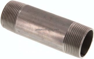 Rohrdoppelnippel R 1-1/4"-120mm, 1.4571