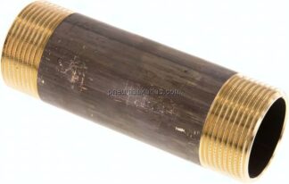 Rohrdoppelnippel G 1-1/4"-120mm, Messing