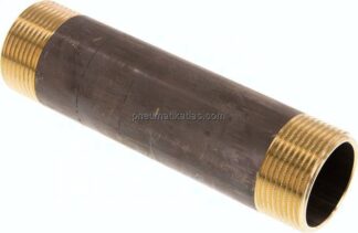 Rohrdoppelnippel G 1-1/4"-150mm, Messing