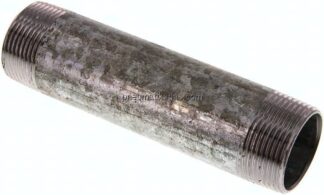 Rohrdoppelnippel R 1-1/4"-150mm, Stahlrohr ST 37 verzinkt