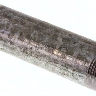Rohrdoppelnippel R 1-1/4"-150mm, Stahlrohr ST 37 verzinkt