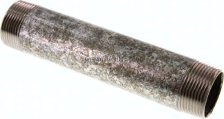 Rohrdoppelnippel R 1-1/4"-180mm, Stahlrohr ST 37 verzinkt