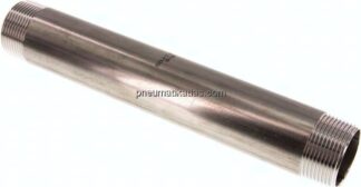 Rohrdoppelnippel R 1-1/4"-250mm, 1.4571