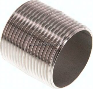 Rohrdoppelnippel R 1-1/4"-40mm, 1.4571