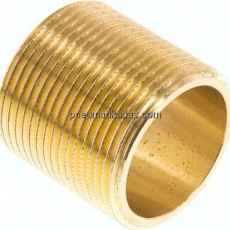 Rohrdoppelnippel G 1-1/4"-40mm, Messing