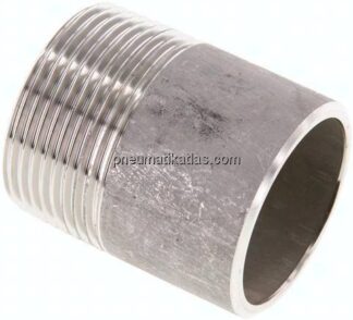 Anschweißnippel R 1-1/4"-50mm-42,4mm, 1.4571