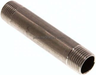 Rohrdoppelnippel R 1/2"-100mm, 1.4571