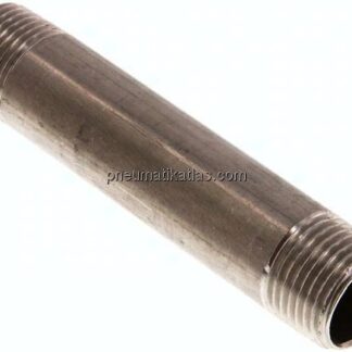 Rohrdoppelnippel R 1/2"-100mm, 1.4571