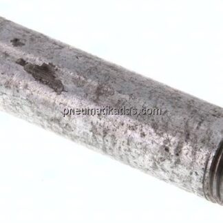 Rohrdoppelnippel R 1/2"-100mm, Stahlrohr ST 37 verzinkt