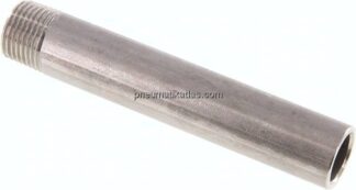 Anschweißnippel R 1/2"-120mm-21,3mm, 1.4571