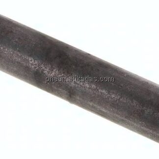 Anschweißnippel R 1/2"-120mm-21,3mm, ST 37, Stahl schwarz