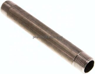 Rohrdoppelnippel R 1/2"-150mm, 1.4571