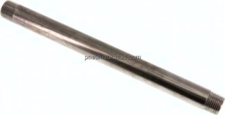 Rohrdoppelnippel R 1/2"-250mm, 1.4571